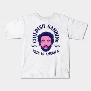 Childish Gambino // Retro Style Design Kids T-Shirt